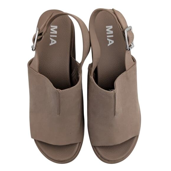 Y2K Chunky Platform Slingback Sandals Lug Sole Women 8.5M Boho Coquette Retro - Picture 6 of 8